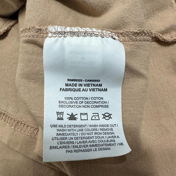 Nike Max 90 Standard T Shirt Tan Mens Size M 100% Cotton Soft Relaxed Fit Sports - Picture 9 of 10